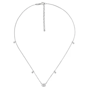 W.KRUK Naszyjnik białe złoto GUCCI