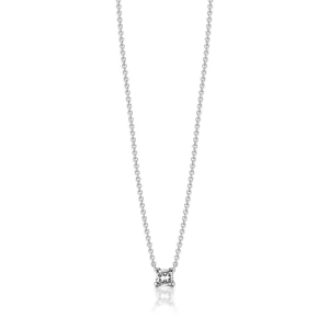 W.KRUK Naszyjnik białe złoto Niezwykły