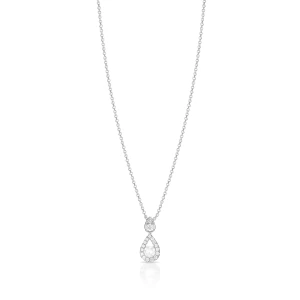 W.KRUK - Naszyjnik białe złoto z brylantami