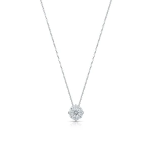 W.KRUK - Naszyjnik białe złoto z diamentami