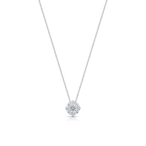 W.KRUK Naszyjnik białe złoto z diamentami