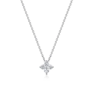 W.KRUK Naszyjnik białe złoto z diamentami