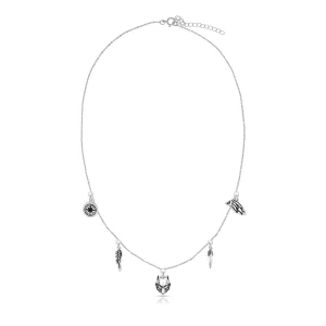 W.KRUK Naszyjnik choker srebrny Freedom