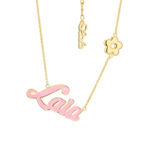 W.KRUK - Naszyjnik Gold Hello My Name Is PICKY PICA