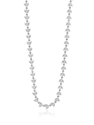 W.KRUK - Naszyjnik mosiężny z cyrkoniami