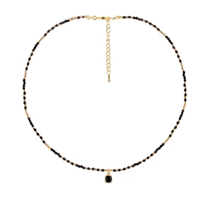 W.KRUK Naszyjnik pozłacany ze spinelami Picky Pica