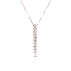 W.KRUK Naszyjnik różowe złoto W.KRUK