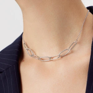 W.KRUK Naszyjnik srebrny