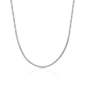 W.KRUK - Naszyjnik srebrny fakturowany