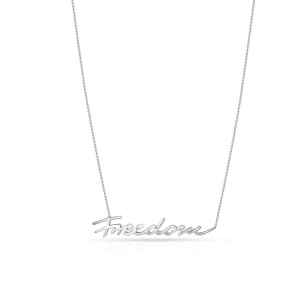 W.KRUK Naszyjnik srebrny Freedom