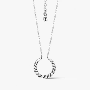 W.KRUK Naszyjnik srebrny Freedom Forever