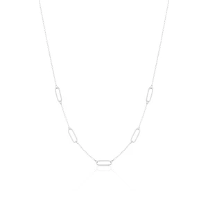 W.KRUK - Naszyjnik srebrny geometryczny