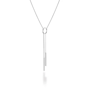 W.KRUK Naszyjnik srebrny krawatka