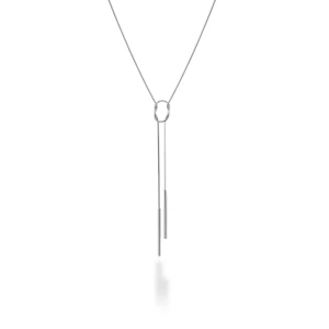 W.KRUK Naszyjnik srebrny krawatka