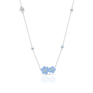 W.KRUK Naszyjnik srebrny Kwiaty Nocy