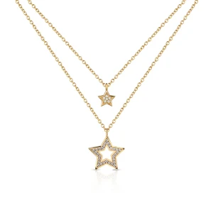 W.KRUK Naszyjnik srebrny Little Star