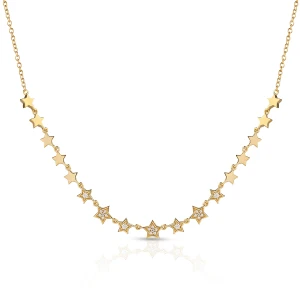 W.KRUK Naszyjnik srebrny Little Star