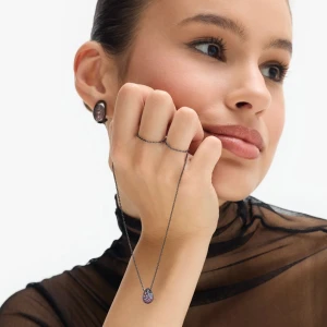 W.KRUK Naszyjnik srebrny Meteory