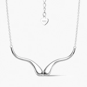 W.KRUK - Naszyjnik srebrny Modern