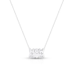 W.KRUK Naszyjnik srebrny Mom