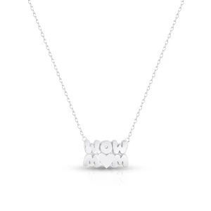 W.KRUK Naszyjnik srebrny Mom