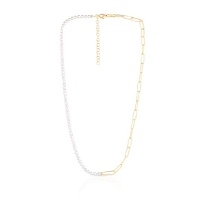 W.KRUK - Naszyjnik srebrny pozłacany