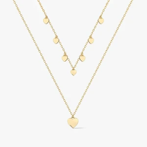 W.KRUK Naszyjnik srebrny pozłacany