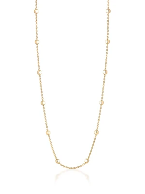 W.KRUK Naszyjnik srebrny pozłacany ażurowy