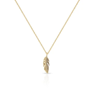 W.KRUK Naszyjnik srebrny pozłacany boho