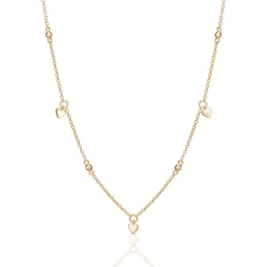 W.KRUK - Naszyjnik srebrny pozłacany W.KRUK