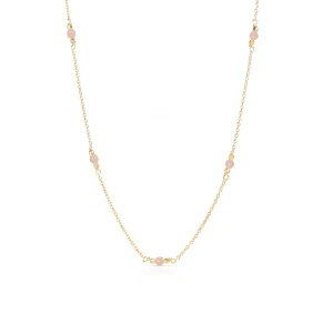 W.KRUK Naszyjnik srebrny pozłacany z opalem