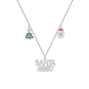 W.KRUK Naszyjnik srebrny Santa Baby