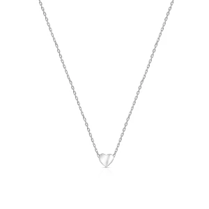 W.KRUK Naszyjnik srebrny serce