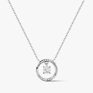 W.KRUK - Naszyjnik srebrny z cyrkoniami