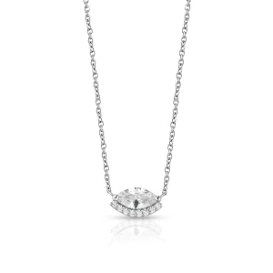 W.KRUK - Naszyjnik srebrny z cyrkoniami