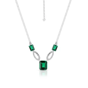 W.KRUK - Naszyjnik srebrny z cyrkoniami Ceremonials