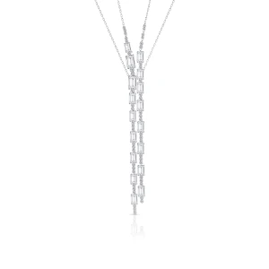 W.KRUK Naszyjnik srebrny z cyrkoniami Ceremonials