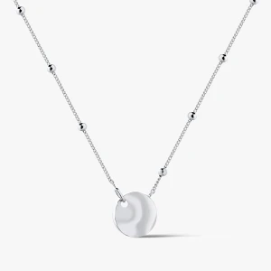 W.KRUK Naszyjnik srebrny z kółeczkiem