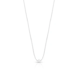 W.KRUK Naszyjnik srebrny z perłą