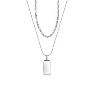 W.KRUK - Naszyjnik stalowy kaskadowy