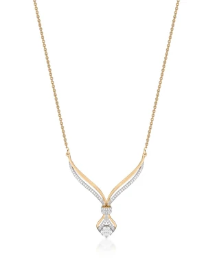 W.KRUK Naszyjnik z diamentami i brylantami