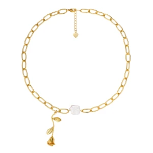 W.KRUK Naszyjnik z różą Basics PICKY PICA