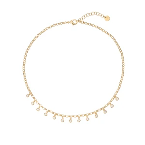 W.KRUK - Naszyjnik z wiszącymi cyrkoniami Picky Pica Aloha