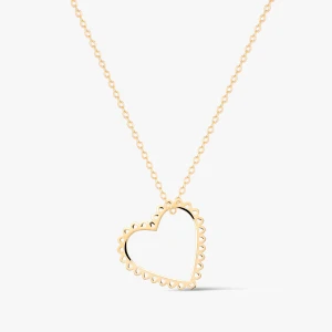 W.KRUK - Naszyjnik złoty z sercem