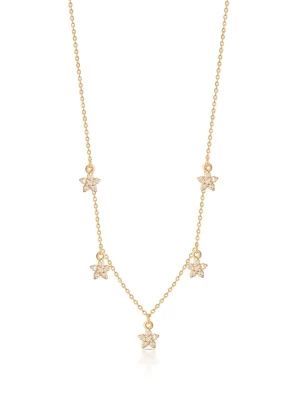 Zdjęcie produktu W.KRUK Naszyjnik złoty gwiazdki