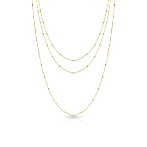 W.KRUK - Naszyjnik złoty kaskadowy