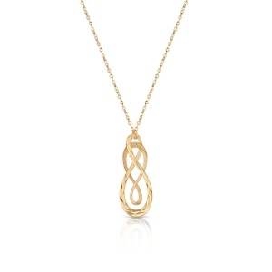 W.KRUK Naszyjnik złoty nieskończoność