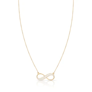 W.KRUK Naszyjnik złoty nieskończoność