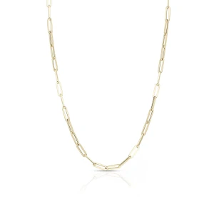 W.KRUK - Naszyjnik złoty paper clip