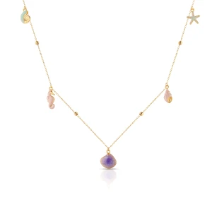 W.KRUK Naszyjnik złoty Santorini